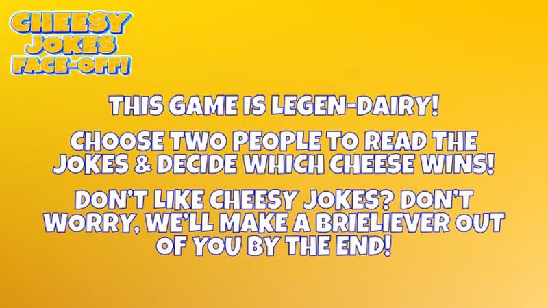 Cheesy Joke Face-Off